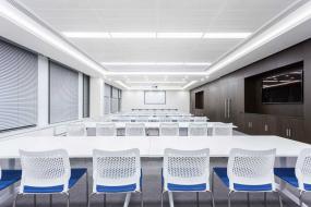 写字楼木质墙面装修风格效果图片