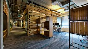 小办公室背景墙装修效果图片