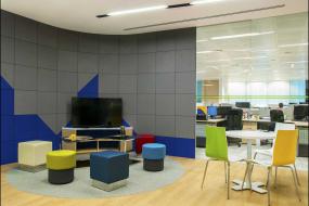 简约会议室集成吊顶装修效果图