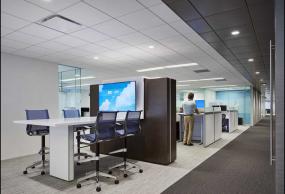 大型会议室室内多功能椅子装修效果图片