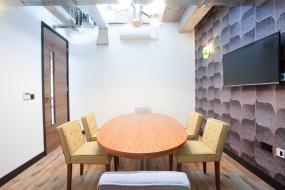 福州办公室条纹壁纸装修效果图片