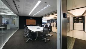 会议室隔断门效果图