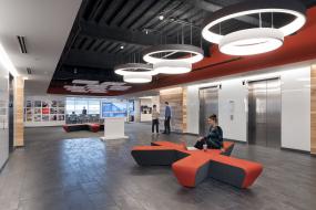 最新公司过道背景墙装修效果图片