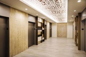 2018现代办公室走道设计装修效果图