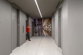 简约风格办公室走道装修效果图