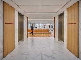 大气简约风公司办公室过道装修效果图