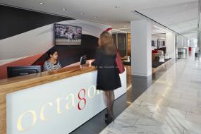 经典公司前台背景墙效果图