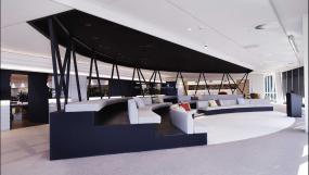 小会议室集成吊顶效果图