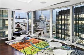 办公室落地玻璃窗装修效果图片赏析