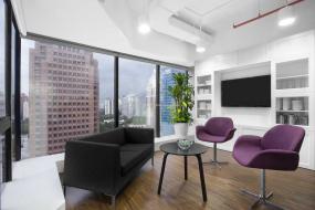 60平办公室室内窗户装修效果图