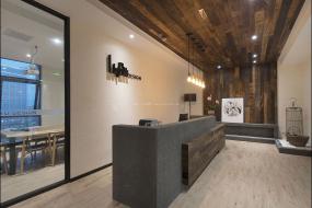 简约时尚现代公司前台背景墙装修效果图