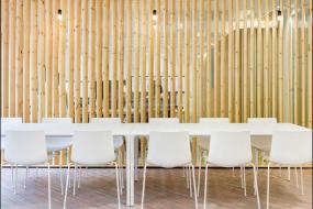 小会议室格栅吊顶装修效果图