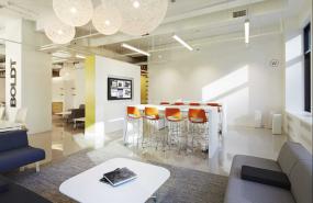 简约会议室天花板吊顶装修效果图片