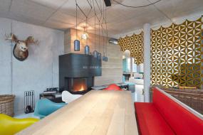 大会议室格栅吊顶装修效果图