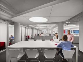 简约会议室室内吊顶效果图