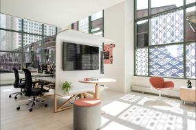 写字楼室内会议室吊顶装修效果图片