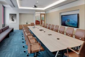 2018简约会议室室内吊顶装修效果图片