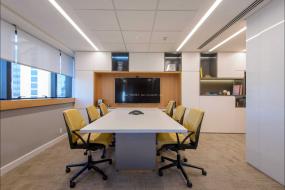 简约会议室吊顶装修效果图片