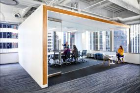 大会议室格栅灯装修效果图片