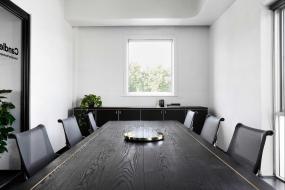 2018会议室多处石膏线吊顶效果图