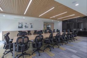 多媒体会议室吊顶装饰效果图