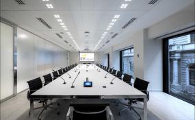 会议室欧式明亮吊顶效果图