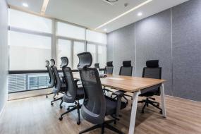 办公会议室室内吊顶装修效果图