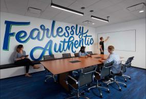 简约会议室3d模型集成吊顶图片