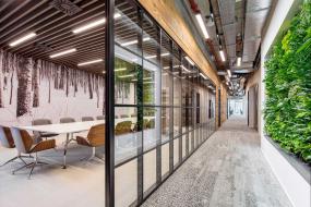 简约会议室二级吊顶装修效果图