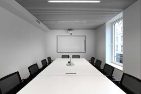 会议室简单明亮吊顶效果图