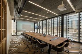 家庭办公室会议室吊顶装修图