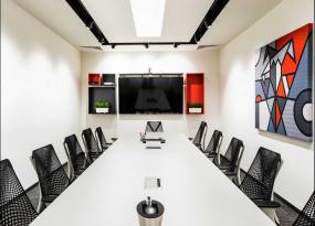 小型公司会议室吊顶设计效果图片