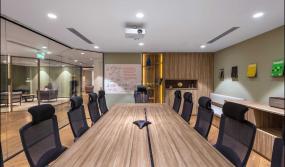 简约会议室小吊顶装修效果图