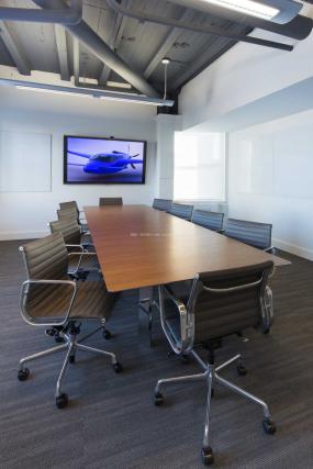 会议室不规则几何形吊顶效果图大全