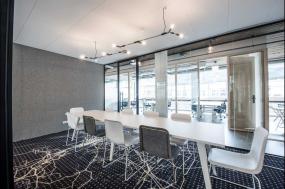 会议室石膏线吊顶效果图