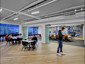 大型会议室二级吊顶装修效果图