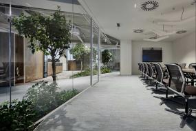 国外大型会议室吊顶设计效果图片