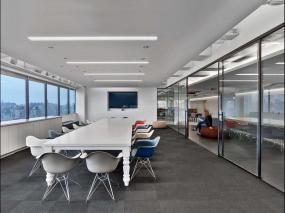 会议室顶面吊顶造型装修效果图