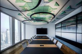 大型会议室吊顶设计装修效果图片