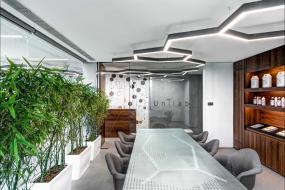 最新简约会议室吊灯装修效果图片