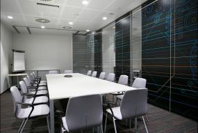 大型多功能会议室室内设计效果图2018图片