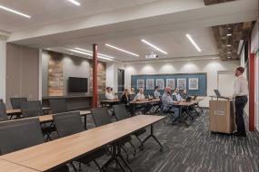 新古典风格多功能会议室效果图