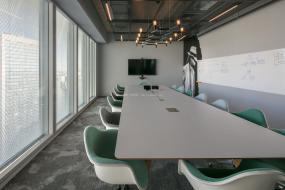 多功能会议室休闲区布置装修效果图片