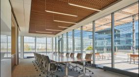 现代简约欧式风格多功能会议室效果图