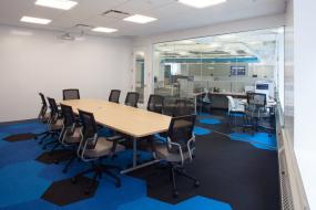 简约会议室背景墙设计效果图