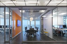 小会议室背景墙设计装修效果图片