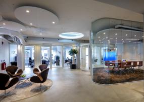 2018最新会议室背景墙设计装修效果图片