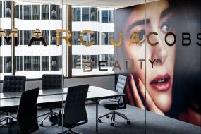 简约会议室背景墙设计效果图片