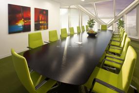 2018简约会议室背景墙装修效果图