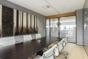 超大型办公会议室背景墙装修效果图